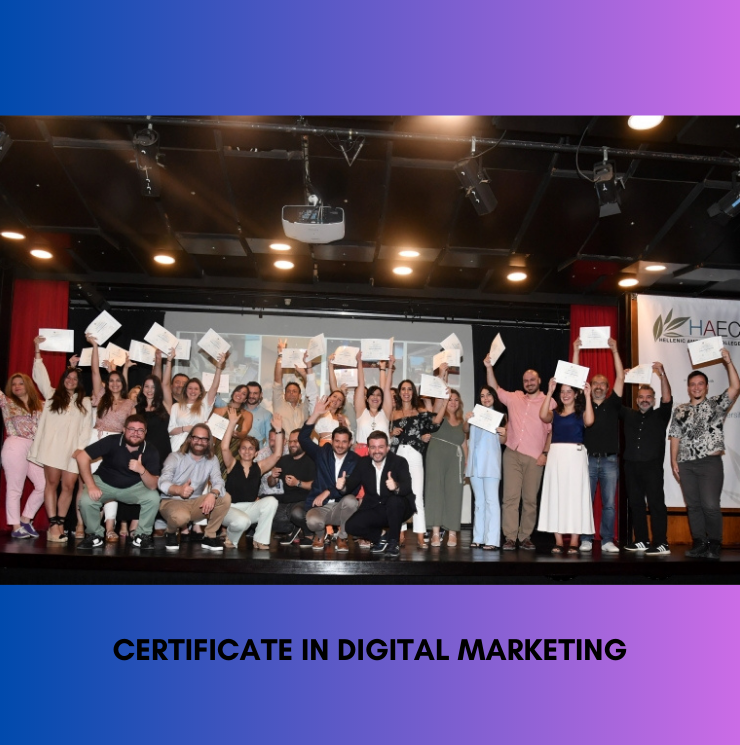 Νέος κύκλος εγγραφών για το Certificate in Digital Marketing Απριλίου!